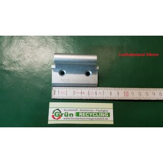 ROTO Drehflügelband ALU 100/200/500, 653335660230 Silber RaumX614