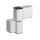 HAHN Türband Serie 60 AT, ohne Befestigung, 2-tlg., Drehpunkt 36mm Bohrabstand 84mm EV1 Silber FachX2950
