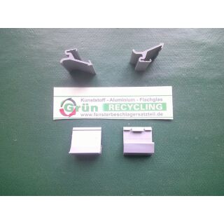 SCHÜCO KS - Halter 203101 Grau 20 x 20 mm SchrankP110/6