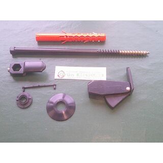 ROTO FENTRO UNI Ladenhalter mit Automatikkopf Schwarz Gr. 80 mm bis 120/235 225394 RaumX637
