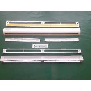 Aeromat Midi Beschlagnut-Set von Siegenia, o. Luftkanal, 417 mm x 48 mm, Art. L4210220-004122 FachB704