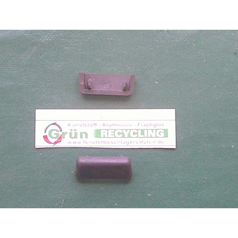 SCHÜCO Wasserkappe EV1 Silber 46 X 22mm FachP4066, 1,33