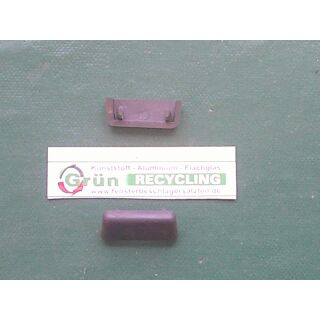 Wasserkappe - Wasserschlitzkappe 35 x 13 mm Schwarz SchrankP111/6