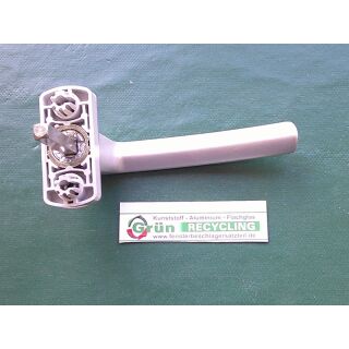 Huber u. Sohn Bachmehring - Fenstergriff Silber - Vierkant 6 mm - Lochabstand 40 mm RaumX657