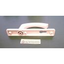 SCHÜRING Coverline außen BA 183 mm Springdrücker auf Coverline Gußschild 35mm - PZ 92mm - Weiß RaumX702