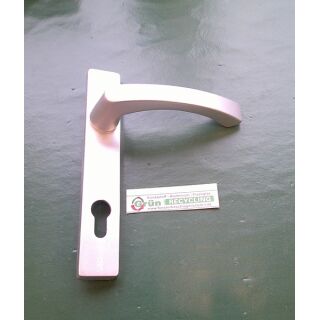 SCHÜRING Coverline BA 183 mm außen Springdrücker auf CL Gußschild 35mm - PZ 92mm - Oberfläche Silber RaumX698