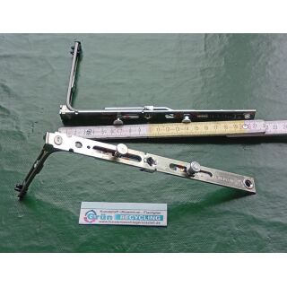 SIEGENIA Eckumlenkung 210mm Stulplänge TEVR/TEUL mit 1 Pilzzapfen  und 1 Stück AF/IP RS Pilzzapfen FachB127