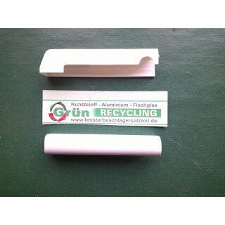 ROTO NT Abdeckkappe für Eckband Weiß 12x16x75mm Links 298295 für Eckband E5 RaumX713