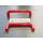 Kunststoff Griff - Ziehgriff Rot - Lochabstand 95mm RaumX727