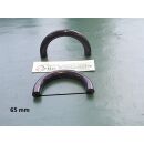 Kunststoff Griff - Ziehgriff Lochabstand 65mm Tiefschwarz...