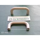 Kunststoff Griff- Ziehgriff - Lochabstand 65mm Felsgrau...