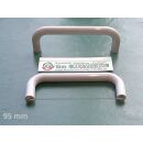 Kunststoff Griff - Ziehgriff - Lochabstand 95mm Felsgrau...