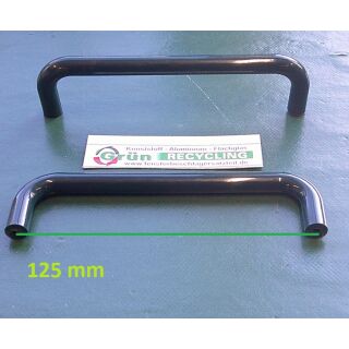 Kunststoff Griff - Ziehgriff dunkelgrün - Lochabstand 125mm RaumX734