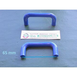 Kunststoff Griff - Ziehgriff Blau - Lochabstand 65mm RaumX735