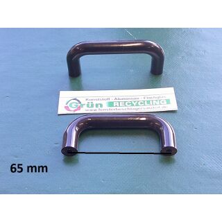 Kunststoff Griff - Ziehgriff Lochabstand 65mm Tiefschwarz F90 RaumX740