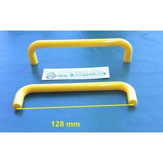 Kunststoff Griff - Ziehgriff Gelb - Lochabstand 128 mm RaumX741