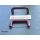 Kunststoff Griff - Ziehgriff Lochabstand 65mm Rubinrot F33 RaumX742