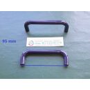 Kunststoff Griff - Ziehgriff Lochabstand 95mm Stahlblau...