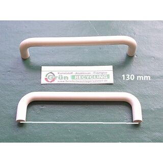Kunststoff Griff - Ziehgriff Lochabstand 130mm Reinweiß F99 RaumX743