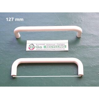 Kunststoff Griff - Ziehgriff Lochabstand 127mm Signalweiß F98 SchrankP120/8