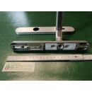 Hermo Schmalrahmen Halbgarnitur Vario innen ALU silber elox. 245x35mm mit variablen Schraublöcher PZ 92/8mm (ohne Hülsen) VKW5/014
