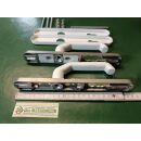 Hermo Schmalrahmen Drückergarnitur Vario ALU weiss 245x35mm PZ 92/8 mm Entfernung VKW5/017