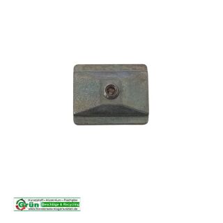 Klemmblech - Klemmstück für Alu Fenster 24 x 20 mm SchrankP091/7
