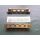 WINKHAUS Scherenlager Axerlager SWS 3-6 89 x 15 mm, 2 Haltezapfen 3 x 6 mm Lagerstift 75mm - Gold SchrankP095/8