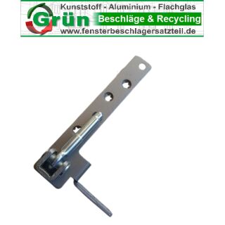 MACO Multi Mammut Ecklager - mit 2 Haltezapfen 14 x 9mm - 12/18 DIN Links - Titanfarbend RaumX773