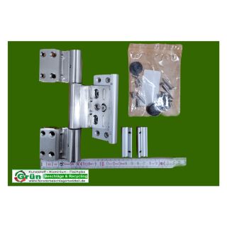 HUECK Rollentürband Klemm/Schraubbar Edelstahl 170mm, 277851, H61-62 FachP4565