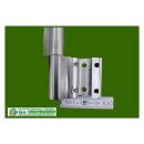 HUECK Rollentürband Klemm/Schraubbar Edelstahl 170mm, 277851, H61-62 FachP4565