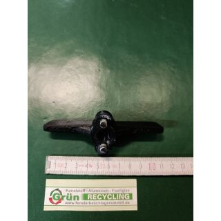 Fensterhebel Fensterriegel für zwei flügeliges Fenster Schwarz Nachdruck 3D