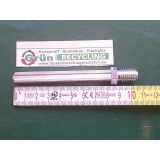 FSB Wechselstift Rollenwechselstift mit Nut 9 x 105 mm Stahl verzinkt SchrankP105/6