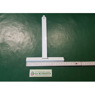 Maxi Alu Aufhängeprofilstück 150mm mit Sicherungsfeder, Stärke 0,40mm, Länge 190mm, beschichtet FachVR8/61