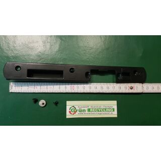 SCHÜRING Schließteil Haustürschließblech Schließblech Schwarz HT-ZV Plus, Neutral glatt 8,5 mm, Din Links Raum3R3/17