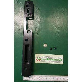 SCHÜRING Schließteil Haustürschließblech Schließblech Schwarz, HT-ZV Plus F/R, Rehau S730, Achsmass 13mm Raum3R3/19