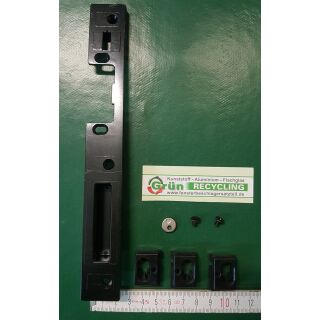SCHÜRING Schließteil Haustürschließblech Schließblech Schwarz, Schüco, Din Rechts, 13mm Raum3R3/20