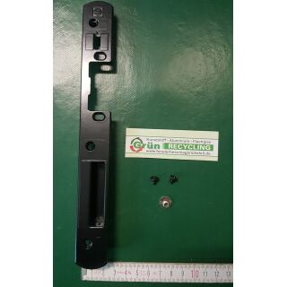 SCHÜRING Schließteil Haustürschließblech Schließblech Schwarz, HT-ZV Plus F/R KöAV 16/24, Din Links 8,5mm Raum3R3/22