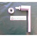 HUECK Steckgriff EV1 Silber Z 981 372 02.0001 FachVR2/337