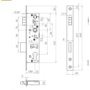 Bever Rohrrahmenschloss 1005P Dorn 45 mm  Entfernung 92 mm  mit Anitpanikfunktion E DIN 18250 FS