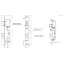 BEVER Rohrrahmenschloss 1103 24/92/10 Flachstulp 24x245 Käntig VKW1/14
