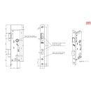 BEVER Rohrrahmenschloss 1103 40/92/10 Flachstulp 24x245 Käntig VKW1/26