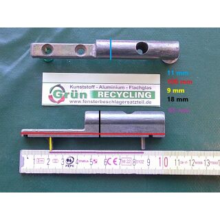 WEIDTMANN Eckband mit 2 Haltezapfen , Zapfendurchmesser 2 mm SchrankP087/8