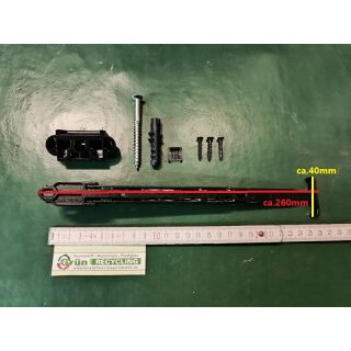 MACO Komfort Ladenhalter FB Schwarz FachP1517