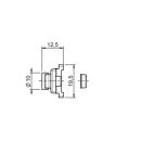 FAPIM Fingerriegel Kippriegel118x20mm EBGO1 SchrankP321/8