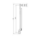 FAPIM Fingerriegel Kippriegel118x20mm EBGO1 SchrankP321/8