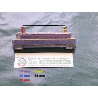 GU Scherenlager Axerlager 6-36055-18-L mit 2 Haltezapfen 8 x 9 mm SchrankP273/3