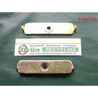 Auflaufblech , Fensterauflaufblech 70 x 17 mm Haltezapfen 4 mm Lang SchrankP263/5