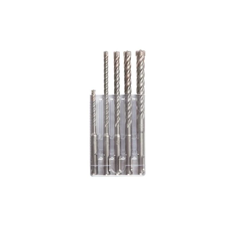 Irwin Tools 5-teiliges Hammerbohrer-Set – Hartmetall-Spitzen Für Schnelles Bohren In Stein & Mauerwerk