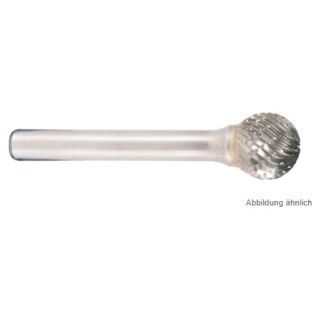 Hartmetallfräser, Form D Kugel d1 9.6 mm, Schaftd. 6.0 mm Kreuzverzahnung Verkauf